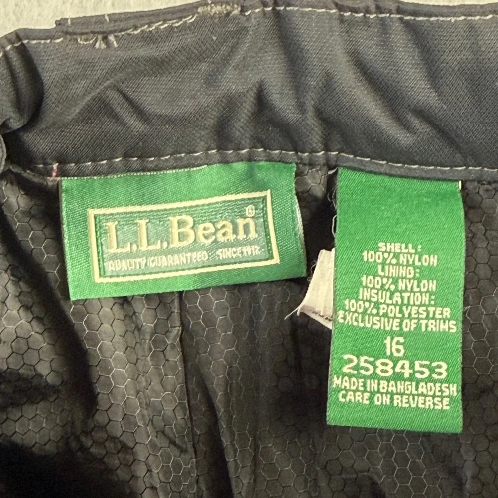 L.L. Bean insulated snow